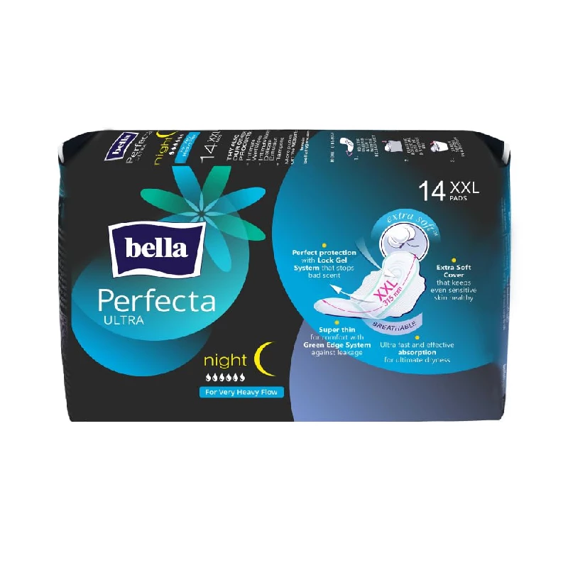 Bella Perfecta Ultra Night XXL Sanitary Pads, 14 Pads-2.webp